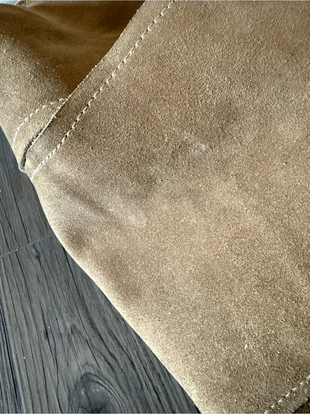 Frank Daniel Suede Large Shoulder Bag